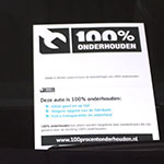 100% onderhouden occasions voortaan voorzien van certificaat | Auto Nol Nijkerk